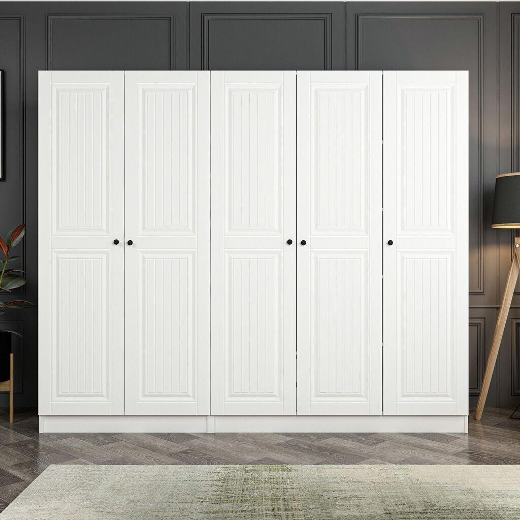 Hanah Home Ormar Kale-4773, 225x210x52 cm, Bijela