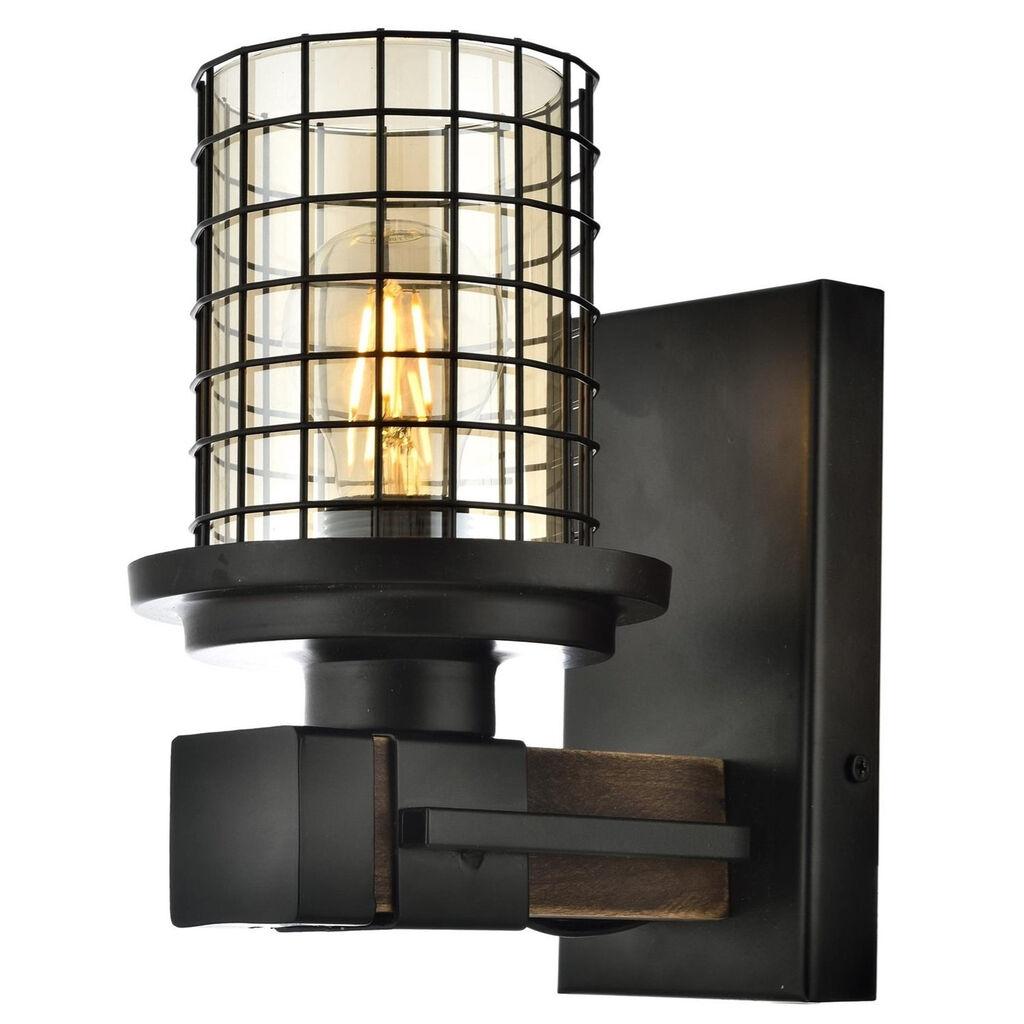Opviq Zidna lampa AP-4216-1E, 25x15x20cm, Crna