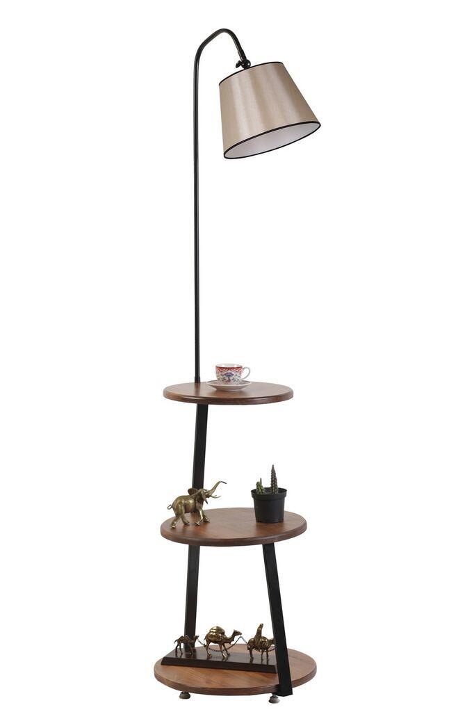 Opviq Podna lampa Sorti 15-3, 3 police, E27, Smeđa