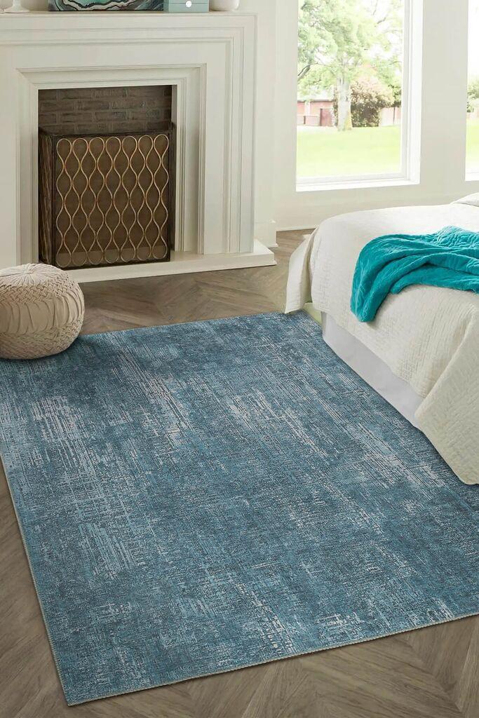 Conceptum Hypnose tepih Folk Chenille 47, 75x150cm, plava