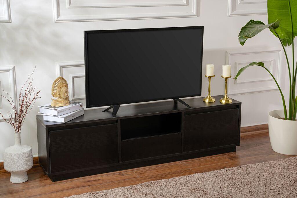 Nordure TV Komoda Vanguard, 160x42x29.5cm, Crna