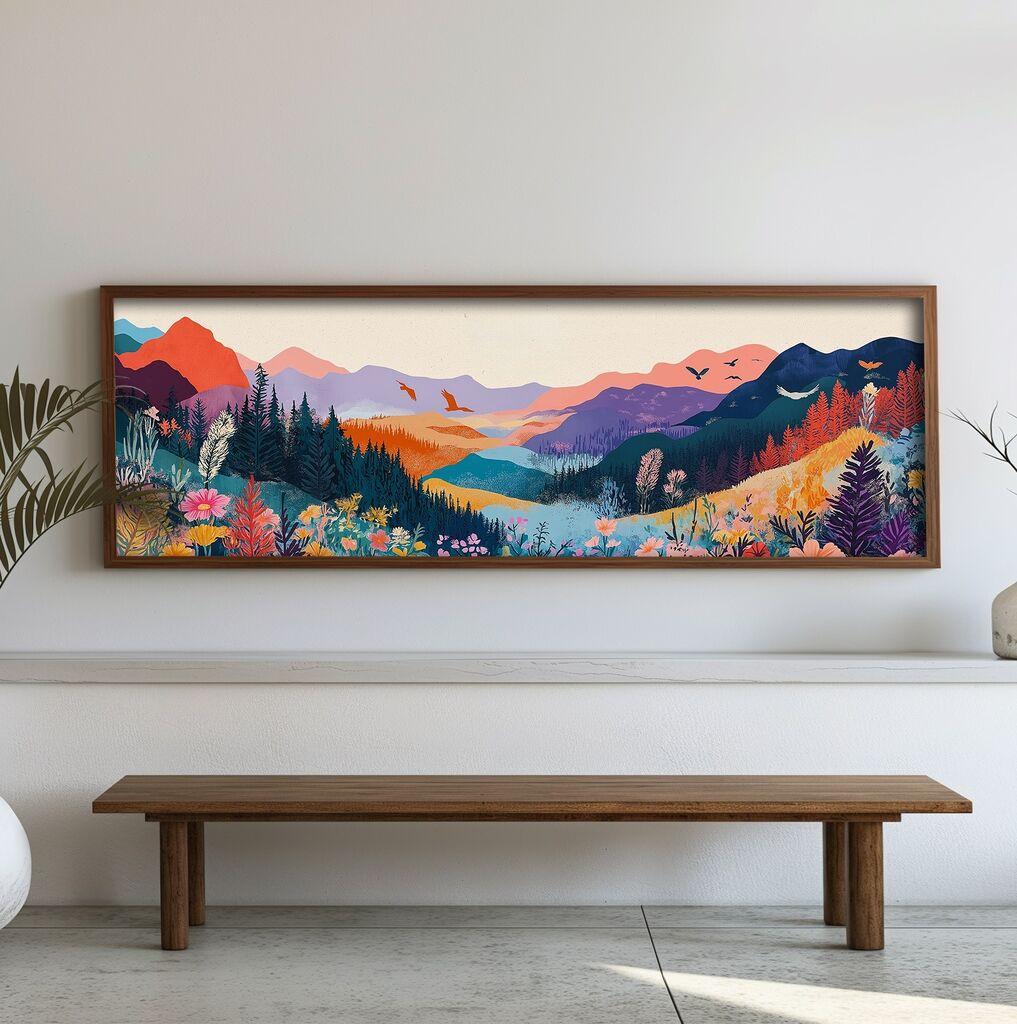 Zidna slika EMR001, 40 x 120 x 3 cm