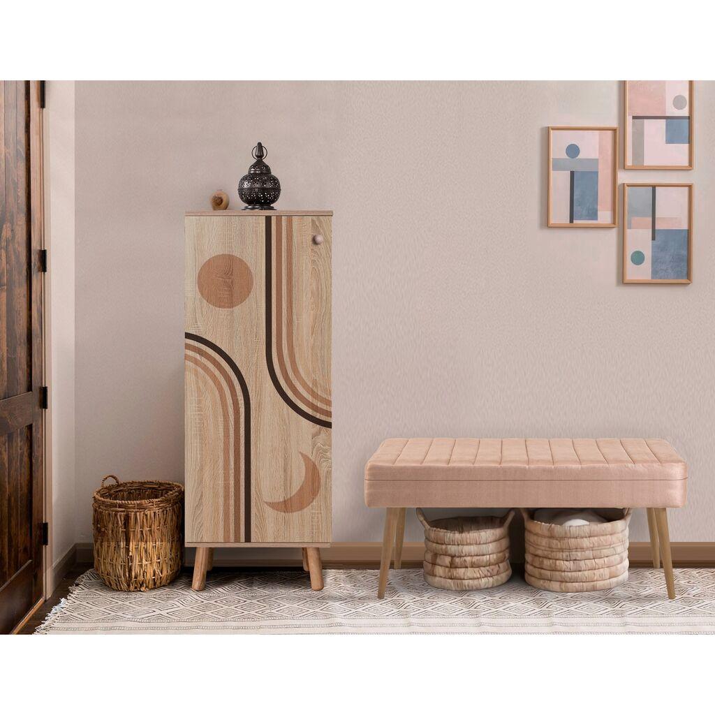 Hanah Home Set Namještaj za Hodnik Vegas 934 0900, Prljavo Roza