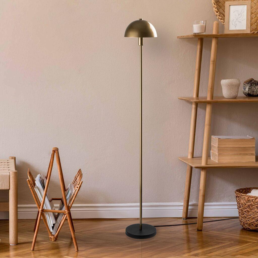 Opviq Podna lampa Togg-14818, 20x20x140 cm, IP20, Zlatne boje