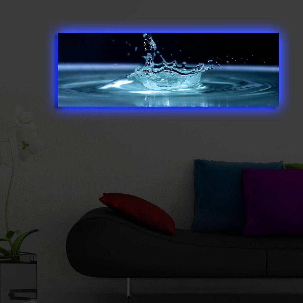 Slika na platnu Wallity sa LED osvetljenjem 30x90cm