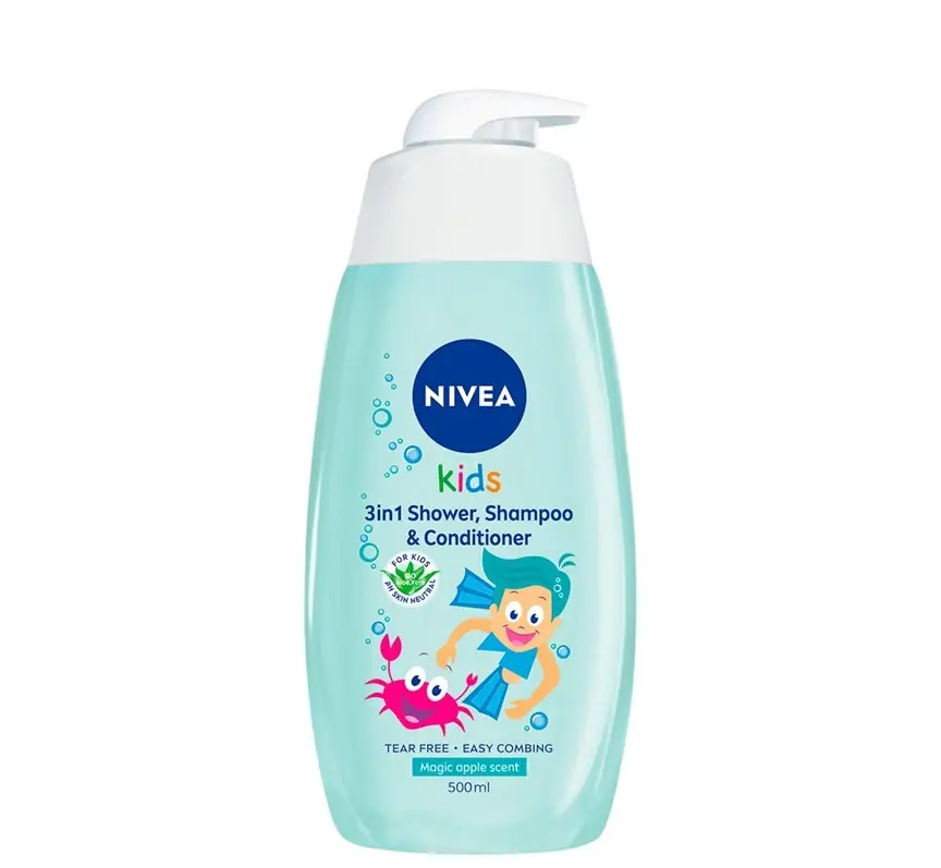 Nivea Dječiji šampon i kupka 2u1 Magična jabuka 84588, 500ml
