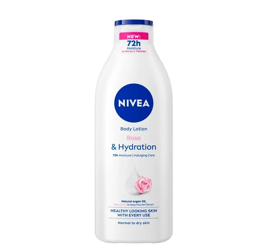 Nivea losion za tijelo za žene s mirisom ruže, 400ml