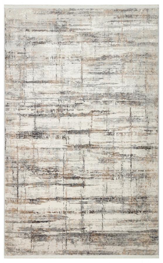 Millery Tepih Lagos LGS02, 120x180 cm, Krem-srebrni