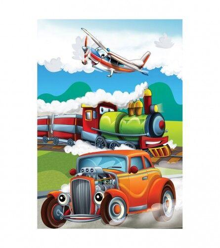 Millery Tepih Playroom Eco Utrka, 120x160 cm, Šareni