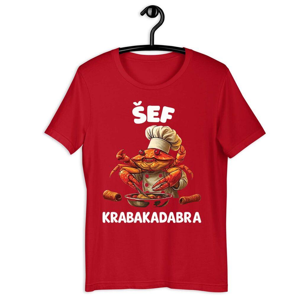 Goatees Muška majica ŠEF KRABAKADABRA, Crvena