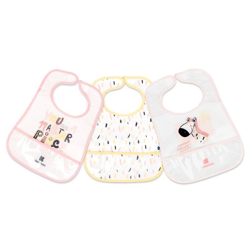 Kikka Boo Set od 3 frotirna siperaka, Eva, roze