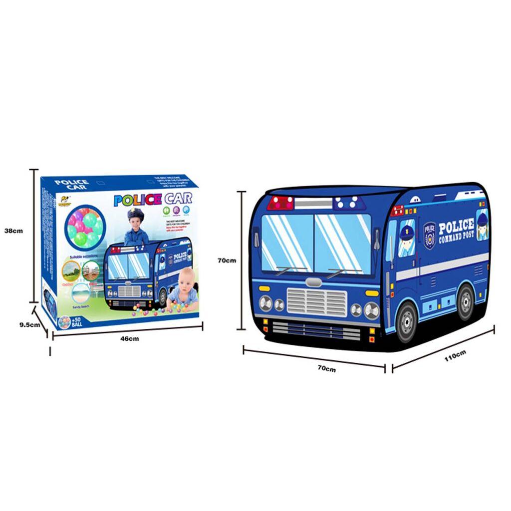 Igraonica policijski auto s 50 loptica