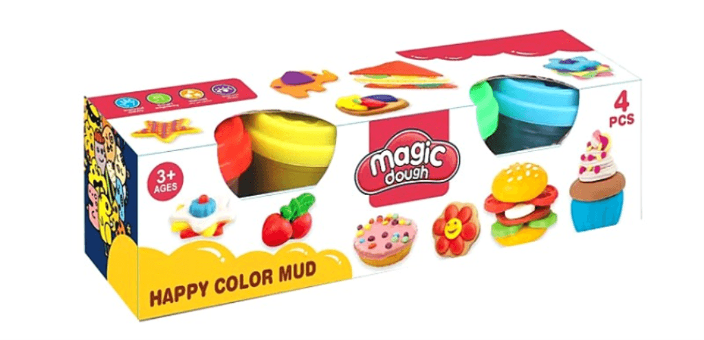 Funtoy Igračka plastelin, 4 komada