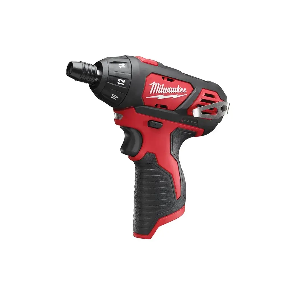 Milwaukee Akumulatorski udarni odvijač M12 BSD-0, 12V, 20Nm, Solo, Crveno-crna