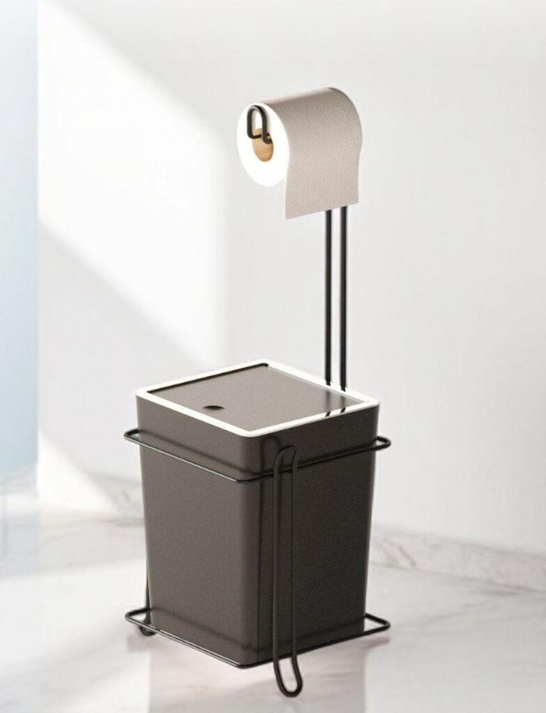Hermia Držač toaletnog papira SB423-B, Crni