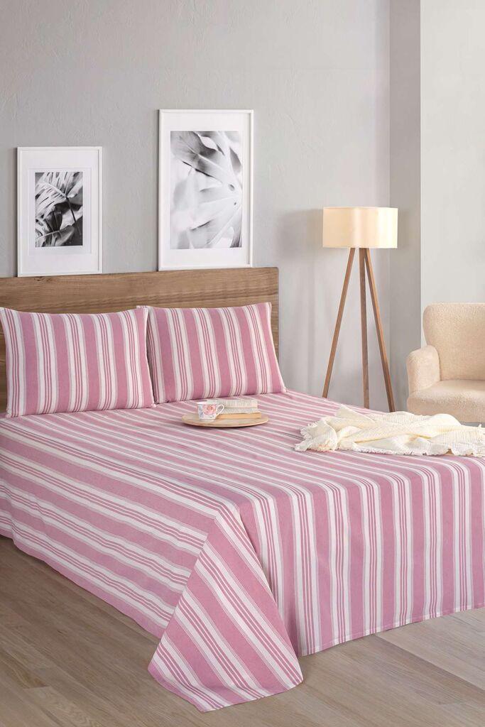 L'essentiel Maison set posteljine Soft Line, 220x240cm, roze
