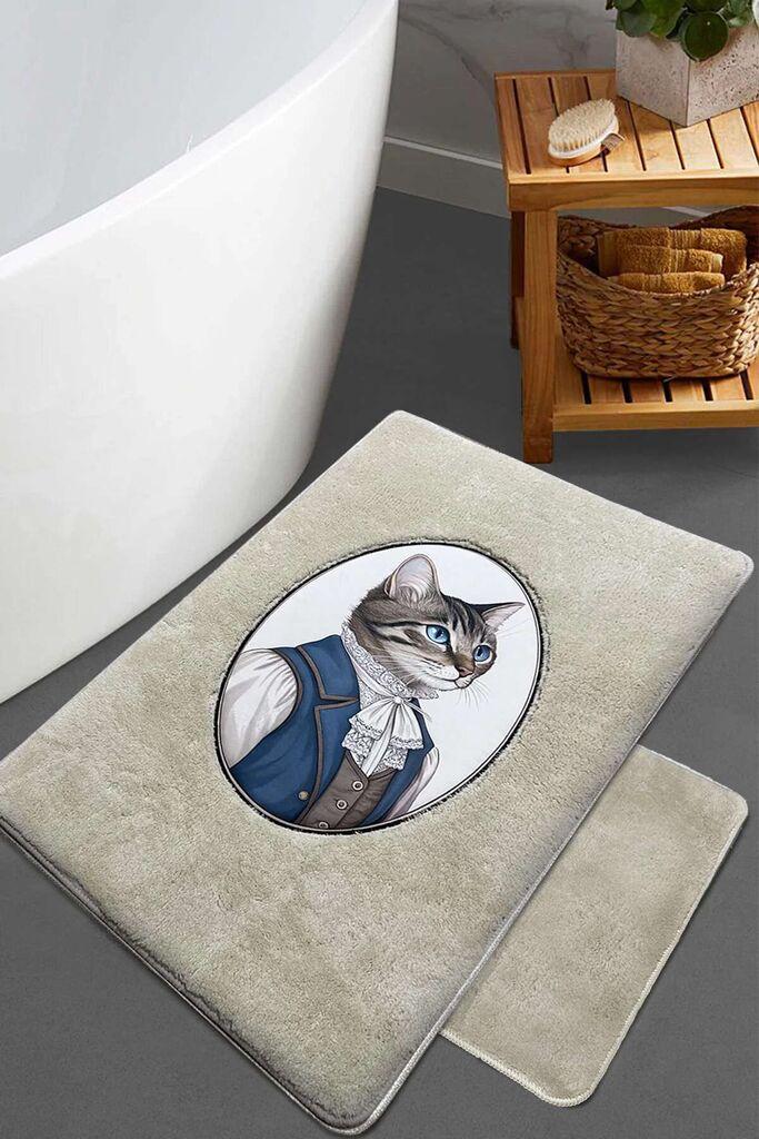 L'essentiel Maison Set prostirki za kupatilo Modcat, bež