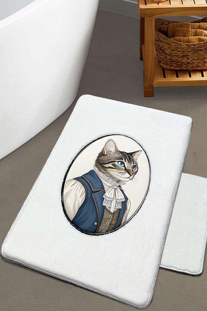 L'essentiel Maison Set prostirki za kupatilo Modcat, Bijeli