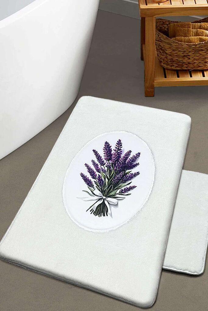 L'essentiel Maison Set tepiha za kupatilo Lavmore, bijela