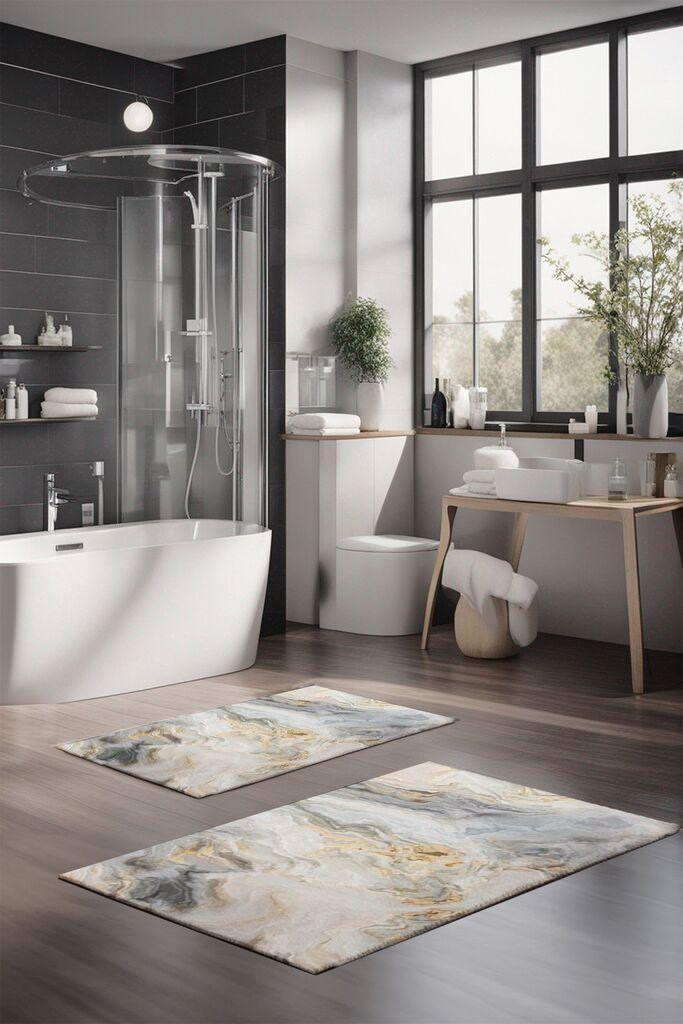 L'essentiel Maison Set tepiha za kupatilo CT-5019, Šareni