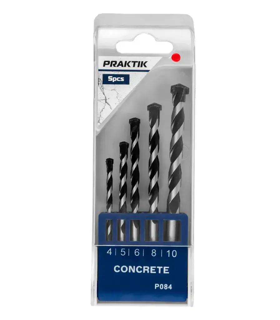 Praktik Set burgija za beton P084, 5 komada