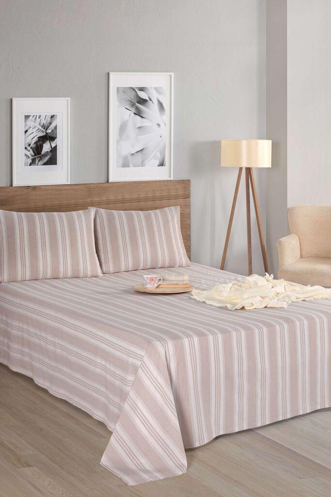 L'essentiel Maison set posteljine Soft Line, 220x240cm, bež