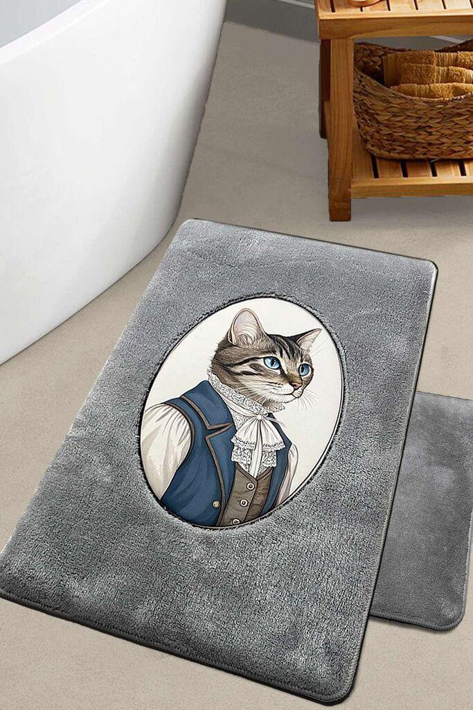 L'essentiel Maison Set tepiha za kupatilo Modcat, siva