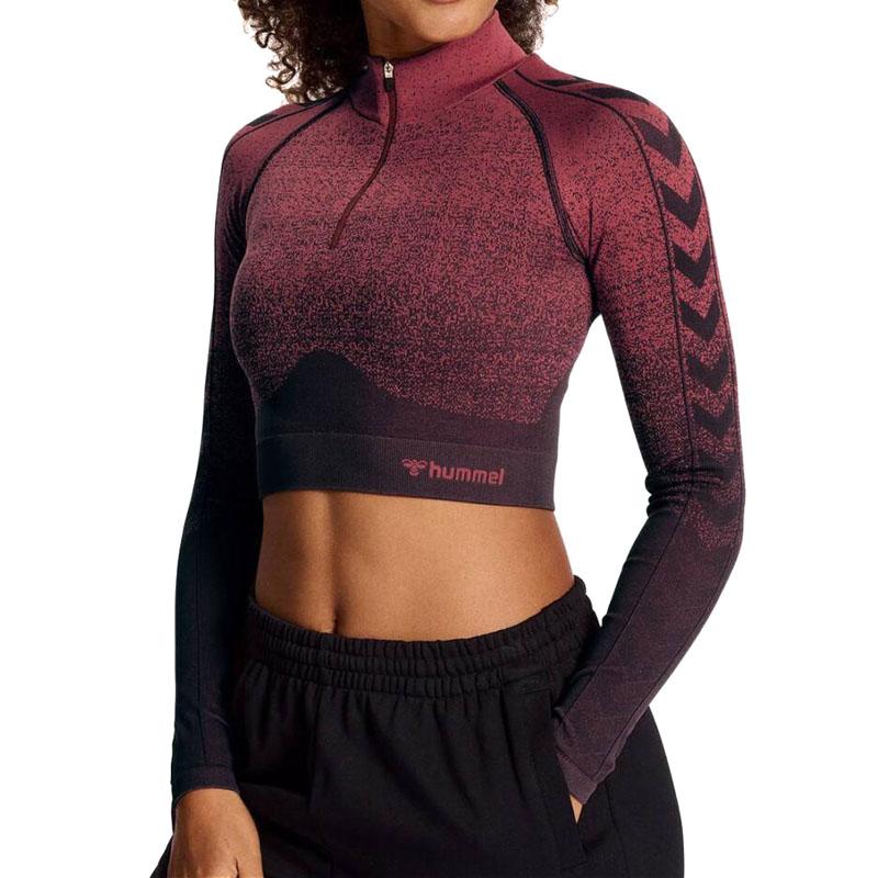 HUMMEL Duks hmlmt fade seamless half zip žene