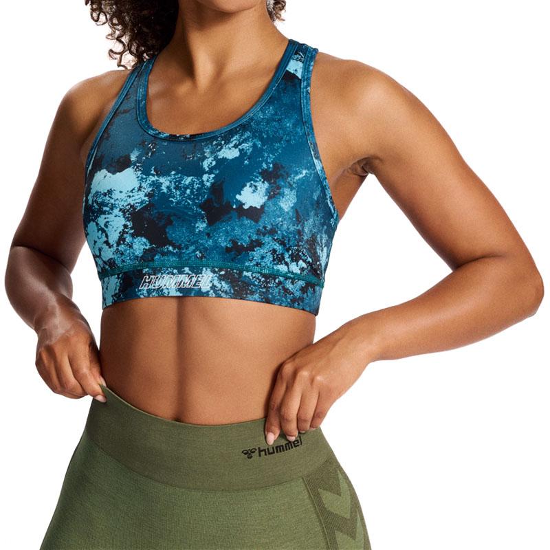 HUMMEL top hmlte digi sandstorm aop sports bra žene