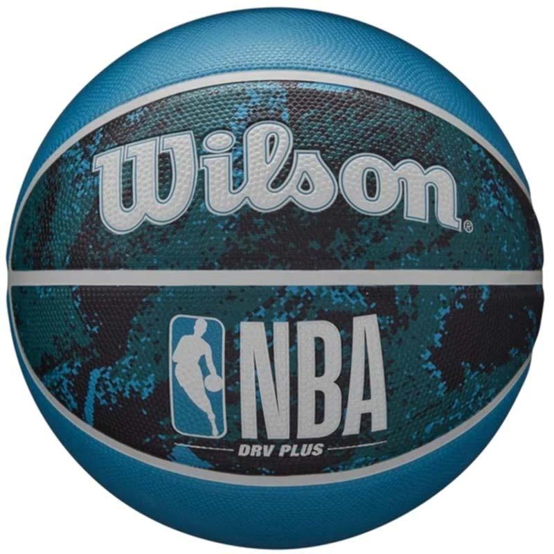 WILSON Lopta NBA drv plus vibe bskt black/blue