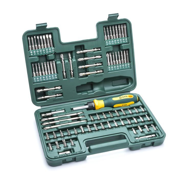 Sata Bit Box Set 80 Komada S Izvijačem Za Bitove ST09326SJ