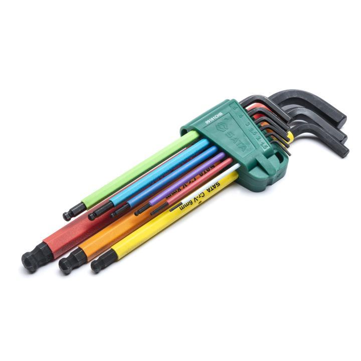 Sata Imbus Set 1,5-10 mm S Kuglom 9/1 U Boji ST09101CHBSJ