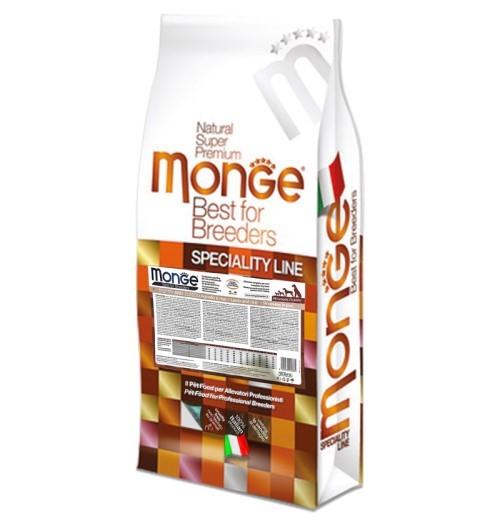 MONGE Granule za pse Najbolje za uzgajivače, Janjetina, krompir i riža, 15 kg