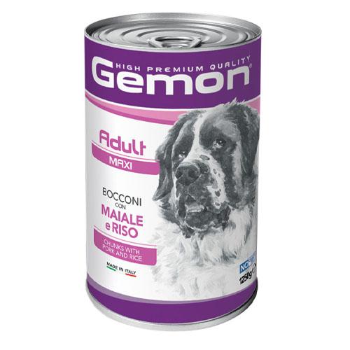 GEMON Hrana za pse Gemon Maxi Adult, svinjetina i riža, 1250 g