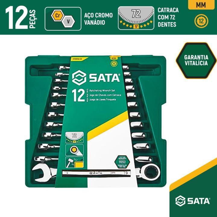 Sata Ključ Vil-Ok Sa Zujalicom 8-19 mm 12 Kom. ST09040-02