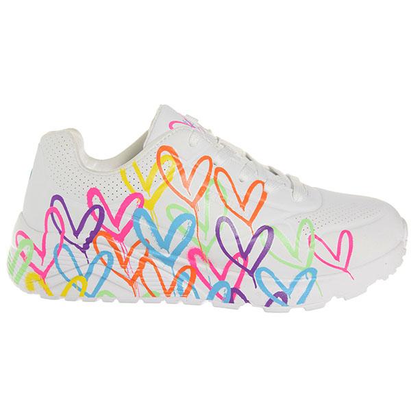 Skechers patike Uno Lite za devojčice, bijele