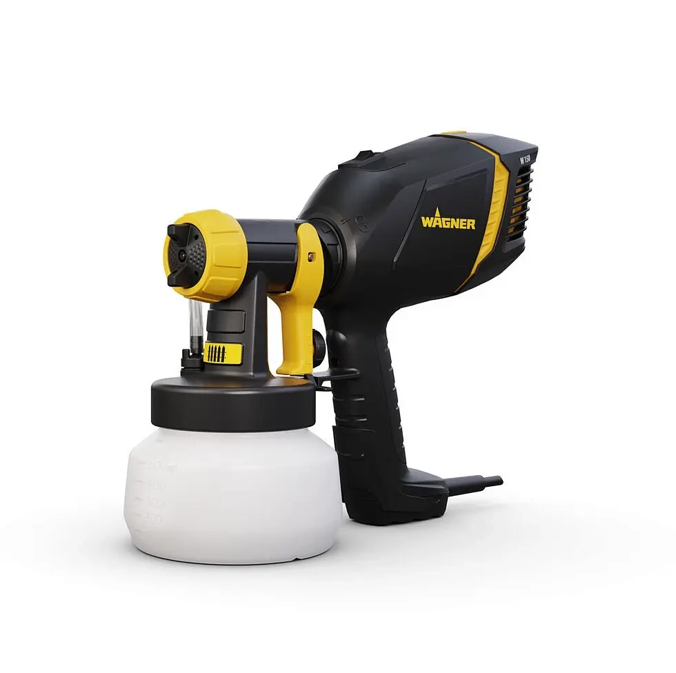 Wagner Raspršivač boje H W150, Za drvo i metal, Crno-žuti
