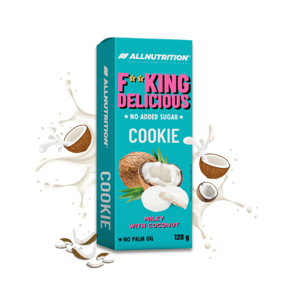 Allnutrition Kolačić Fitking -Mleko kokos, 128g\\