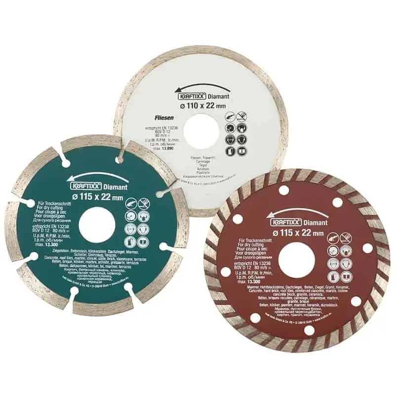 Kwb Set dijamantnih ploča KX, 115 mm, 3 komada