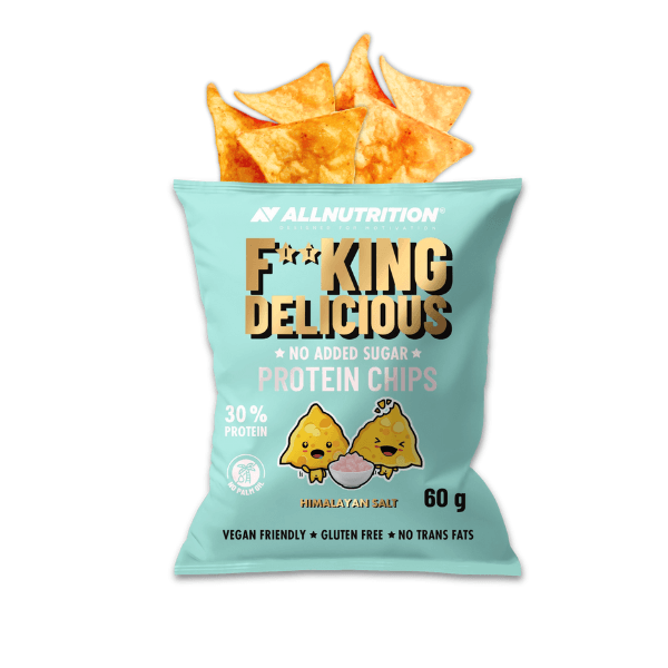 Allnutrition Proteinski čips Fitking Delicious-Himalayan Salt, 60g