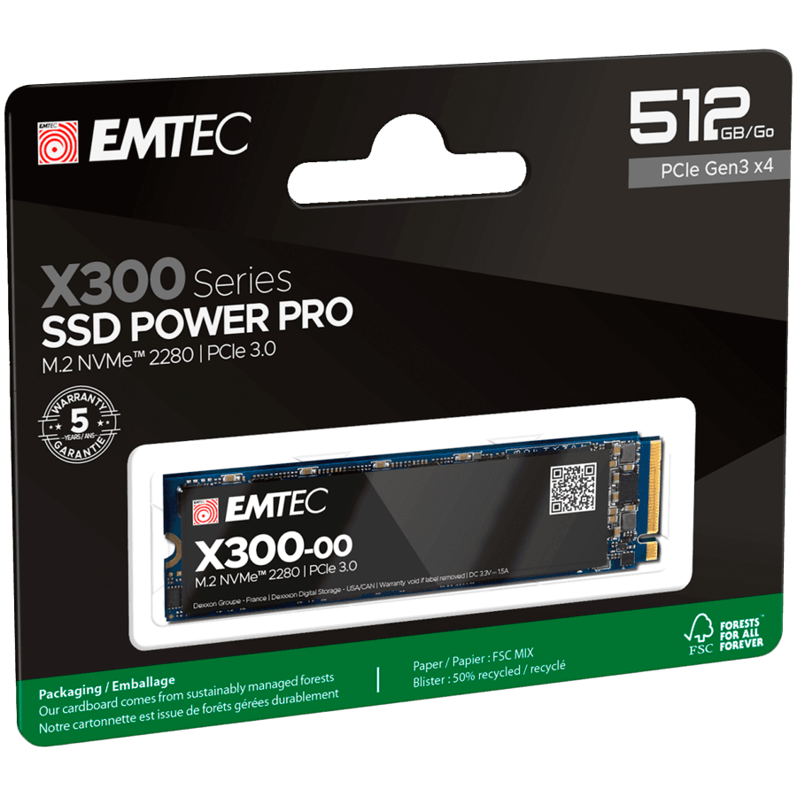 Emtec SSD X300 M2 Pro, 512GB
