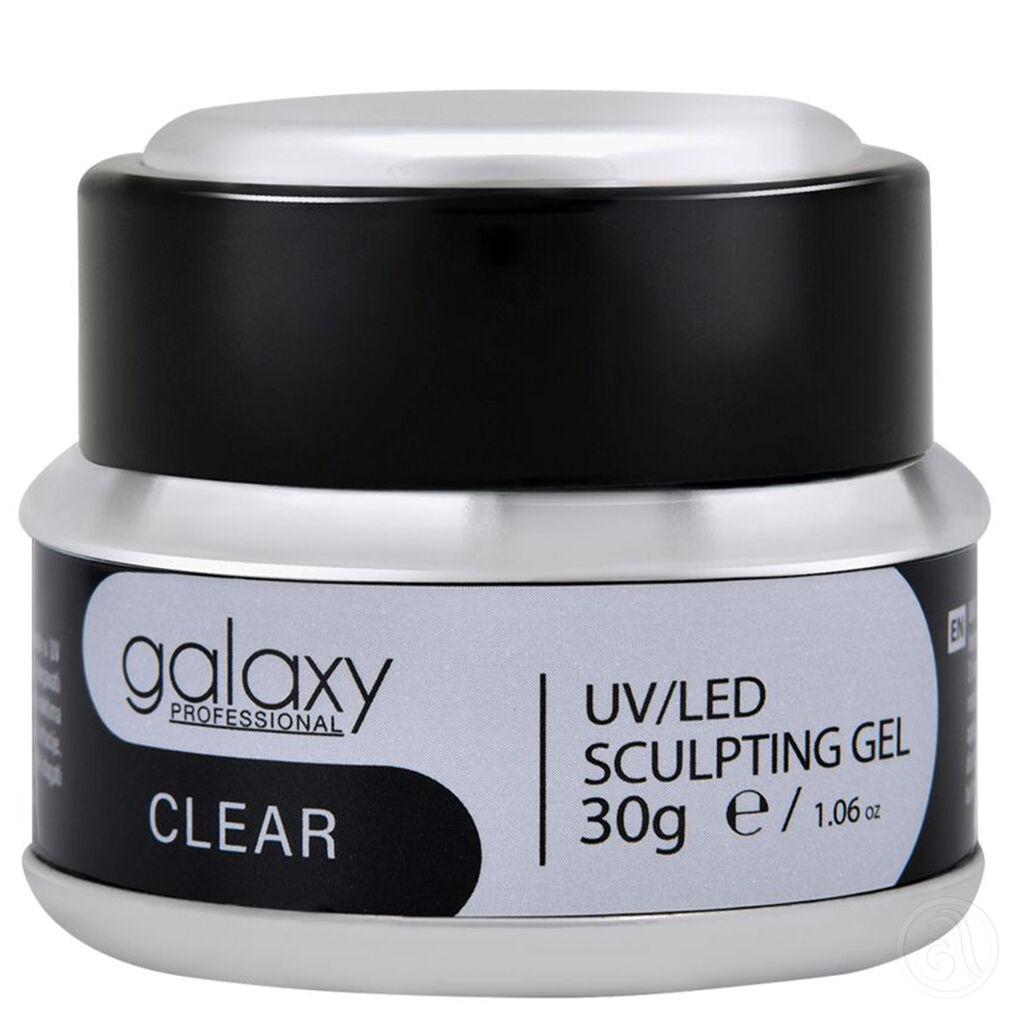 Galaxy Professional UV/LED gradivni gel Clear, 30g