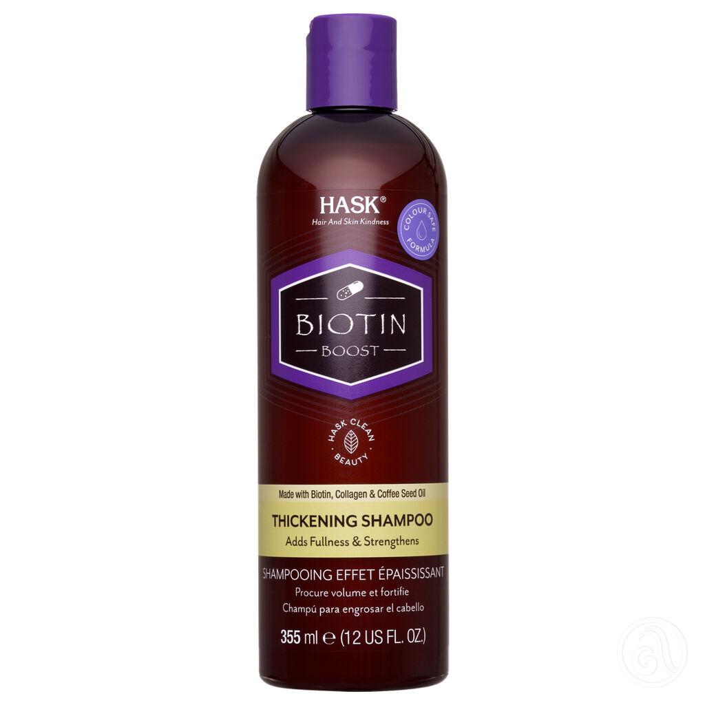 Hask Šampon bez sulfata za jačanje i rekonstrukciju tanke kose, Biotin Boost, 355ml