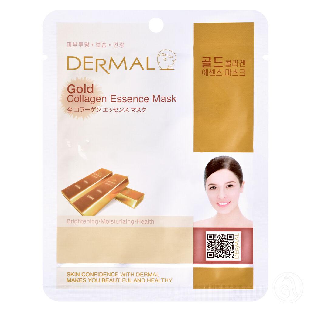 Dermal Sheet maska za lice Collagen Essence, Gold, 23g