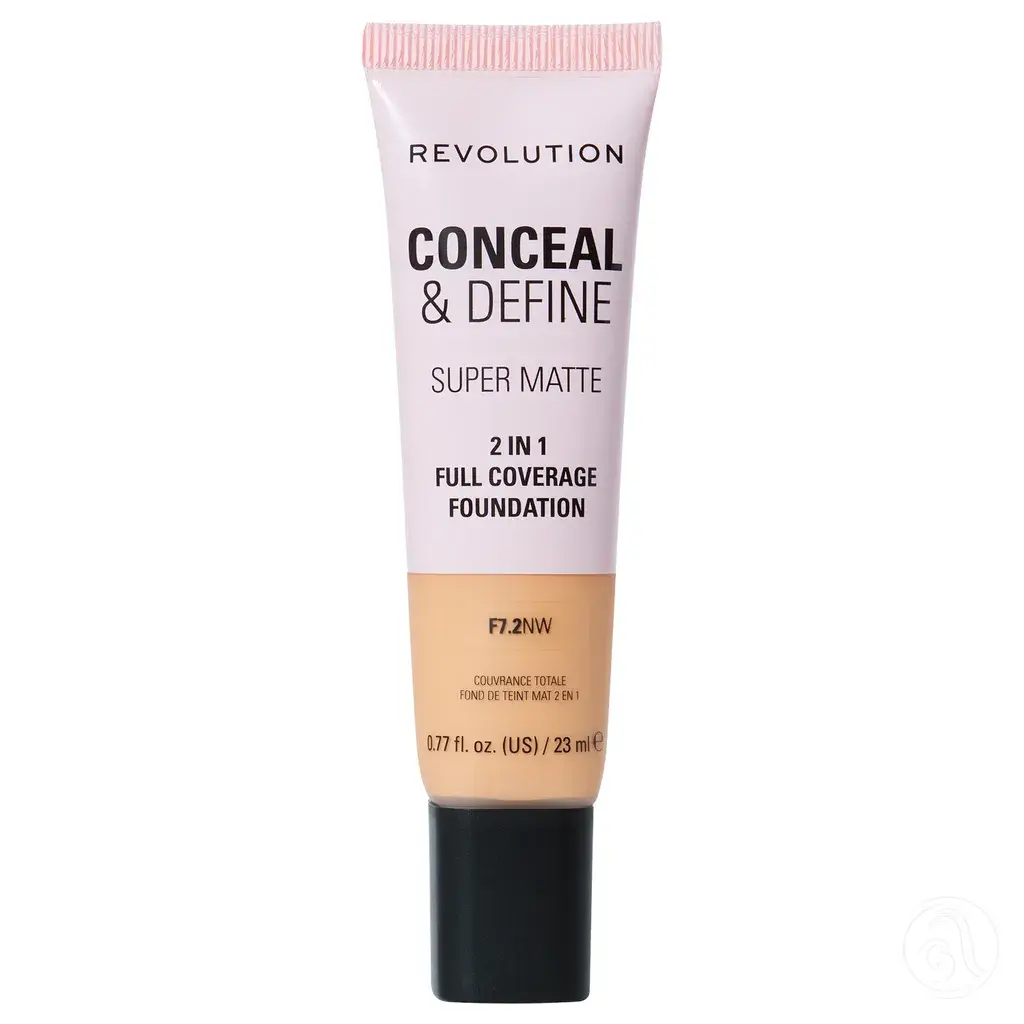 Revolution Tečni puder Conceal and Define, F7.2NW