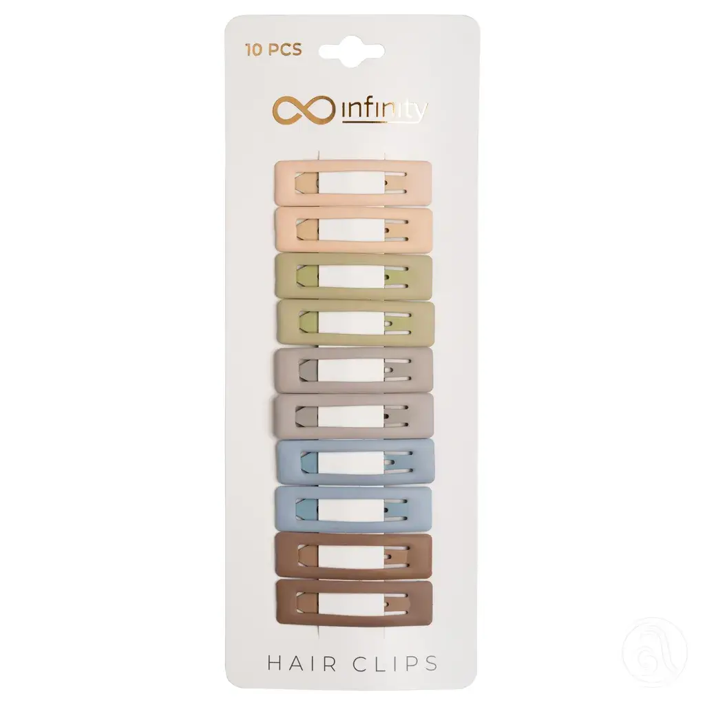 Infinity Šnalice za kosu, 10 Komada, Šarene