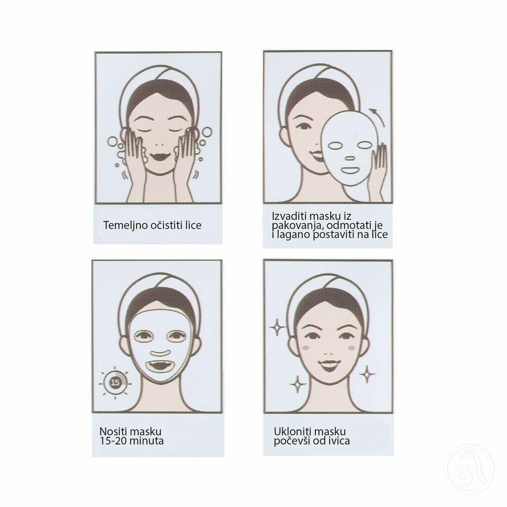 Quret Sheet maska za lice Friends aktivni ugalj, 25g