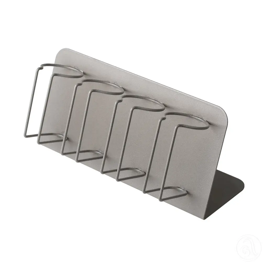 Beauty Design Stoni držač za mašinice za šišanje sa 4 mesta, Sivi