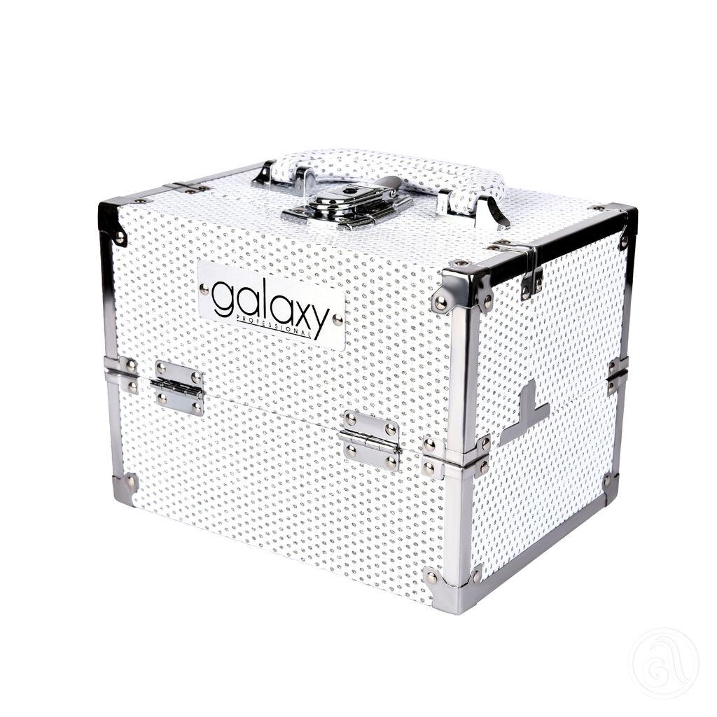 Galaxy Professional Gliter kofer za šminku 1286WG, Bijeli
