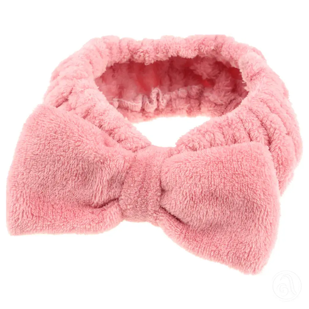 Spa natural Traka za kosu sa mašnom, Roze